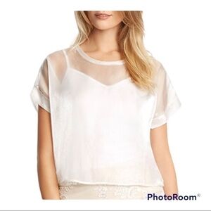 KIIND OF 𝅺Womens Borderline Open Back Crop Top